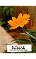 Notebook - Half Ruled - Half Blank