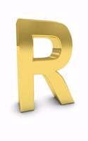 R: (8x10 Solid Gold Monogram Initials Notebook)