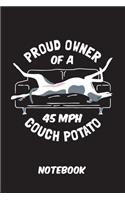 Funny Greyhound Notebook
