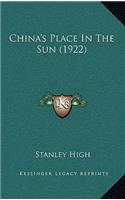 China's Place In The Sun (1922)