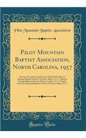 Pilot Mountain Baptist Association, North Carolina, 1957