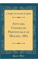 Atti del Consiglio Provinciale Di Molise, 1881 (Classic Reprint)