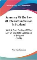 Summary Of The Law Of Intestate Succession In Scotland