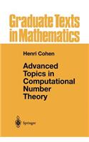 Advanced Topics in Computational Number Theory