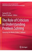 Role of Criticism in Understanding Problem Solving