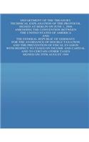 Department of the Treasury Technical Explanation of the Protocol Signed at Berline on June 1, 2006 Amending the Convention Between the Untied States of America and the Federal Republic of Germany: for the Avoidance of Double Taxation and the Prevention of(English)