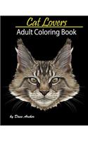 Cat Lovers: A Blue Dream Coloring Book for Adult Relaxation