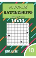 Sudoku Battleships - 200 Logic Puzzles 14x14 (Volume 10)