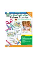 Cut, Color, Trace & Paste Rebus Stories, Ages 5 - 8