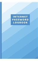Internet Password Logbook: Organizer with Alphabetical Tabs (6" X 9")