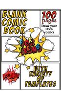 blank comic book for teens with Variety of Templates Draw your Own comics, dogman