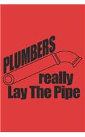 PLUMBERS really Lay The Pipe