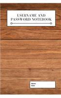 Username And Password Notebook: A-Z Website Password Journal/password Organizer Notebooks, size 6" X 9", page 105 Pages