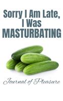 Sorry I Am Late, I Was Masturbating
