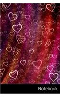 Notebook: Bokeh, Coeur, Amour, Romantisme Carnet / Journal / Livre d'écriture / Calepin / Agenda / Notes - 6 x 9 pouces (15,24 x 22,86 cm), 150 pages, surface