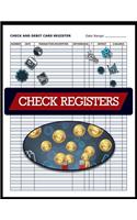 Check and Debit Card Register, Check Registers