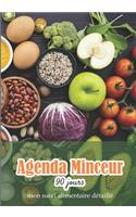 Agenda minceur 90 jours - mon suivi alimentaire détaillé