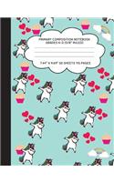 Primary Composition Notebook Grades K-2 (5/8" Ruled)