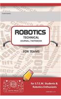 Robotics Technical Journal Notebook for Teams - For Stem Students & Robotics Enthusiasts: Build Ideas, Code Plans, Parts List, Troubleshooting Notes, Competition Results, Dark Red Plain