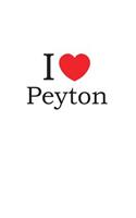 I Love Peyton