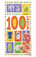 100 My Busy Day Words Sticker Activity