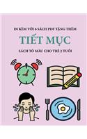 Sách tô màu cho trẻ 2 tuổi (Tiết mục)