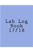 Lab Log Book 17/18