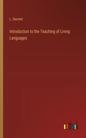 Introduction to the Teaching of Living Languages