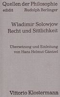 Recht Und Sittlichkeit: (German)