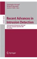 Recent Advances in Intrusion Detection