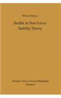 Studies in Non-Linear Stability Theory