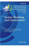 System Modeling and Optimization