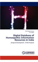 Digital Database of Homoepathic Information Resources in India