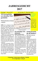 Jahresgedicht 2017