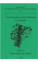 Current Scandinavian Botanical Research in Ecuador