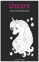 Unicorn High Contrast Baby Book