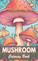 Mushroom Coloring Book For Adults