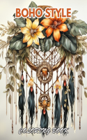 Boho Style Coloring Book