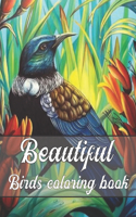 Beautiful Birds Coloring book: 50+ Gorgeous Birds Designs Coloring Book