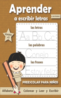 Aprender a escribir letras para NIÑOS
