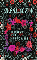 Blumen Malbuch für Erwachsene