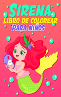 Sirena Libro De Colorear Para Niños