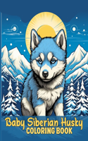 Baby Siberian Husky Coloring Book