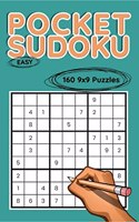 Pocket Sudoku, 9x9 Easy Puzzles: 160 9x9 Easy Puzzles to Solve, Great for Adults and Seniors, Logic Brain Games, Stress Relief & Relaxation, Compact Travel Friendly Puzzle Book