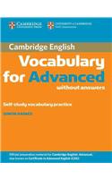Cambridge Vocabulary for Advanced without Answers