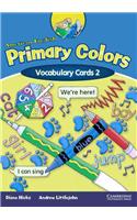 American English Primary Colors 2 Vocabulary Cards