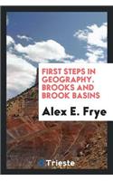 First Steps in Geography. Brooks and Brook Basins