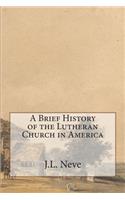 A Brief History of the Lutheran Church in America