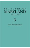 Settlers of Maryland, 1766-1783