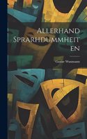 Allerhand Sprarhdummheiten